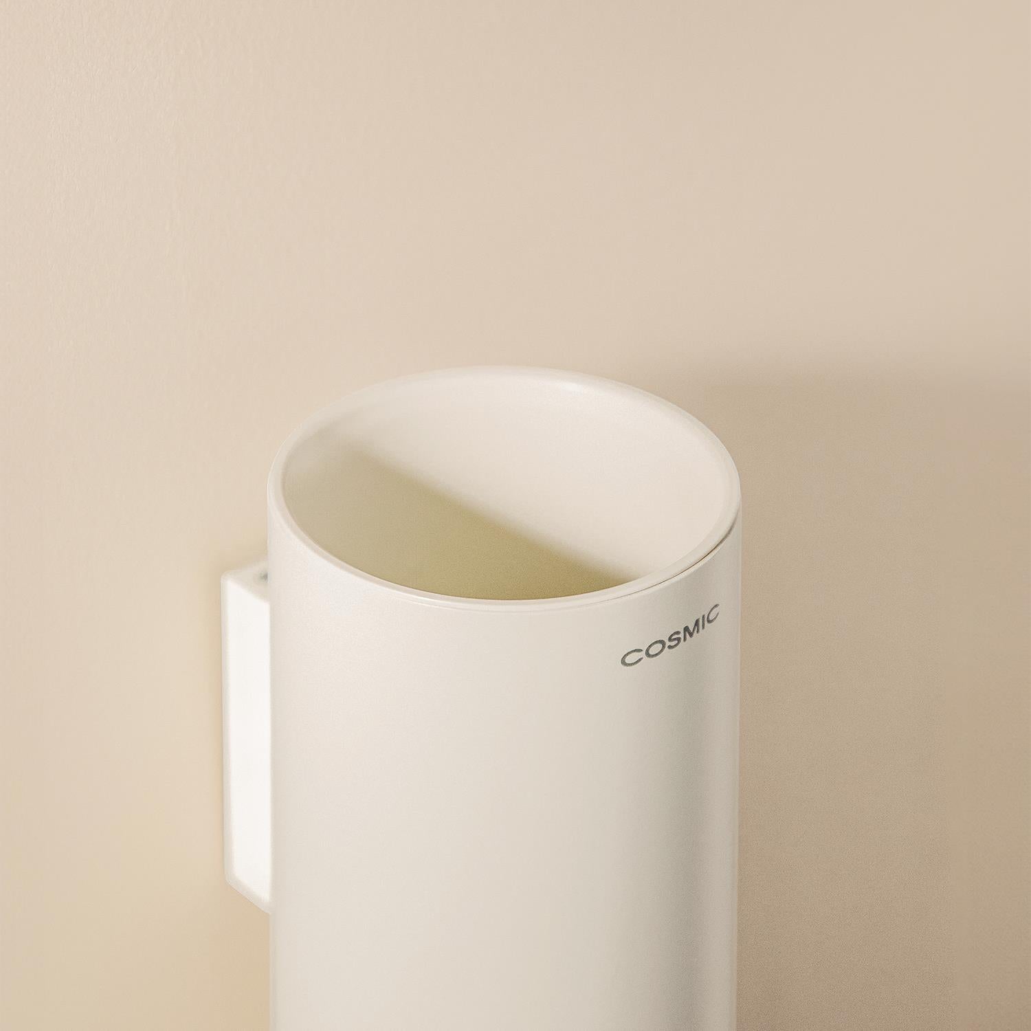 Wall Mounted Toothbrush Holder, Bathroom Tumbler Beige, Geyser Collection