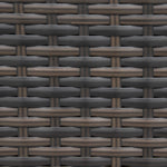 Rattan Garden Side Table Wicker Patio With Tempered Glass | Brown