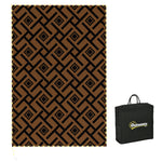Rug W/ Led Light And Carry Bag 182x274cm Brown/black