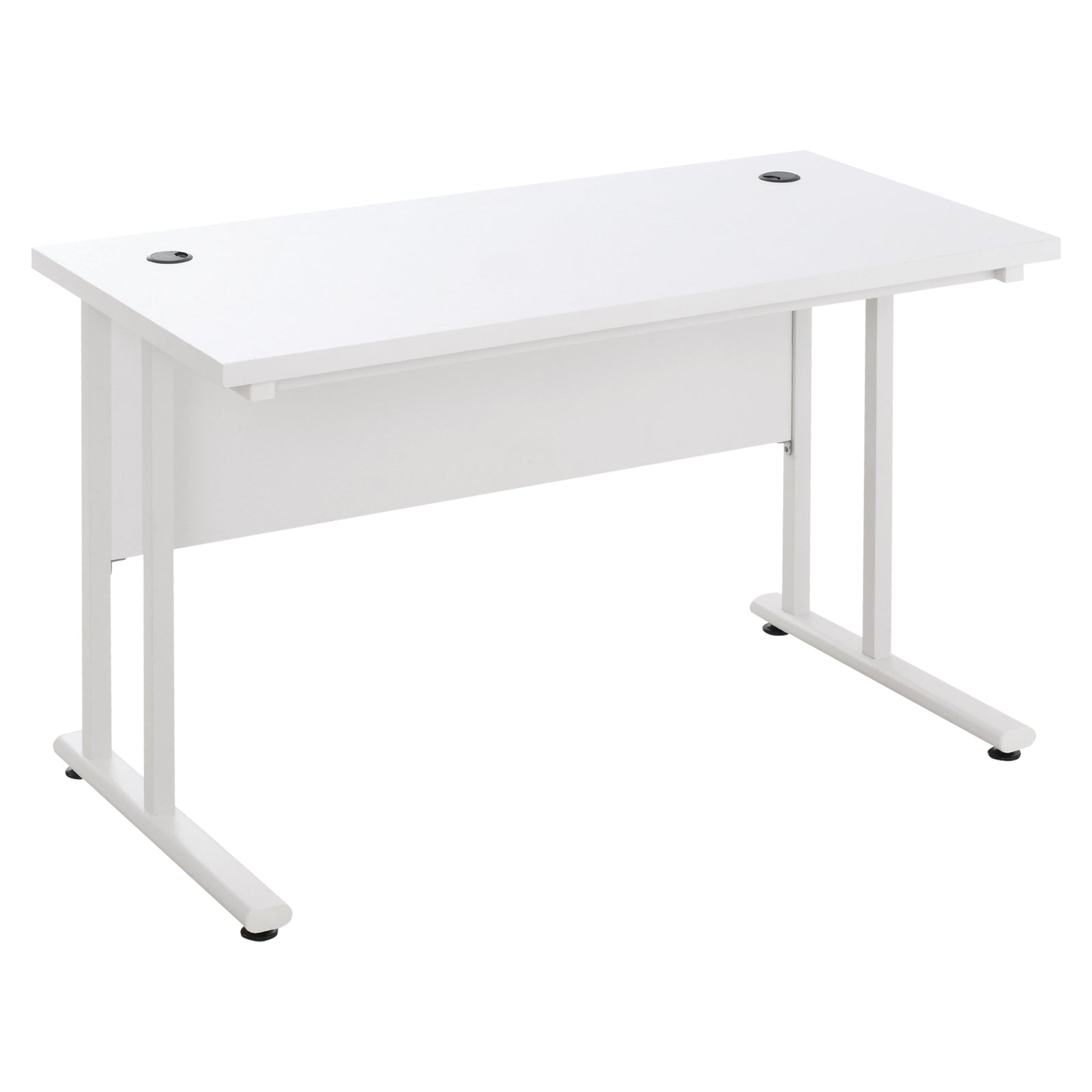 Home Office Desk With Cable Management
