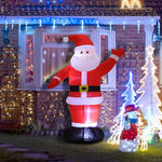 Inflatable Santa Claus – Outdoor Christmas Decoration With Built-in Air Blower & Transformer | 120cm