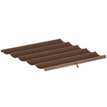 2.55x2.5m Pergola Cover Replacement For 3x3m Frame Brown
