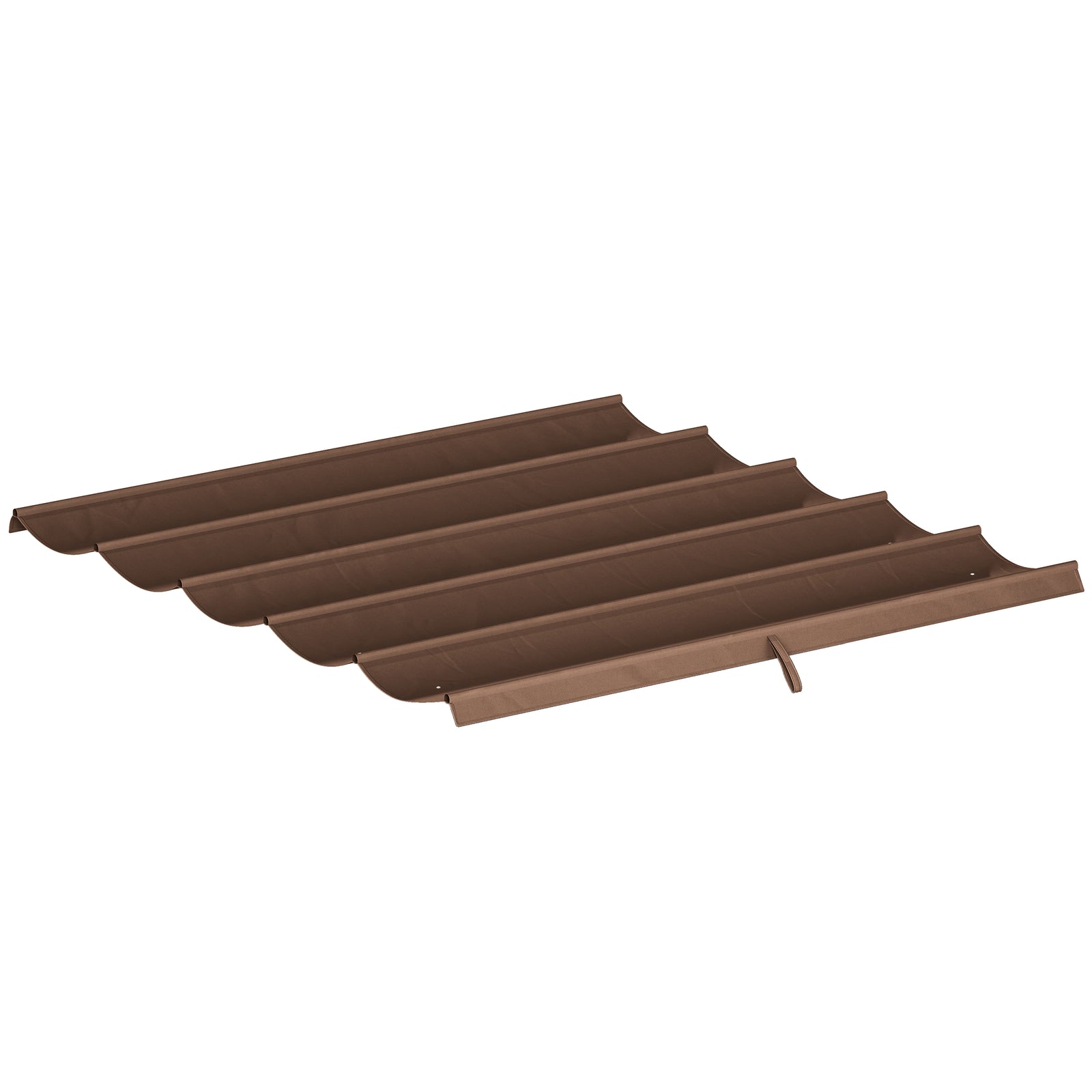 2.55x2.5m Pergola Cover Replacement For 3x3m Frame Brown