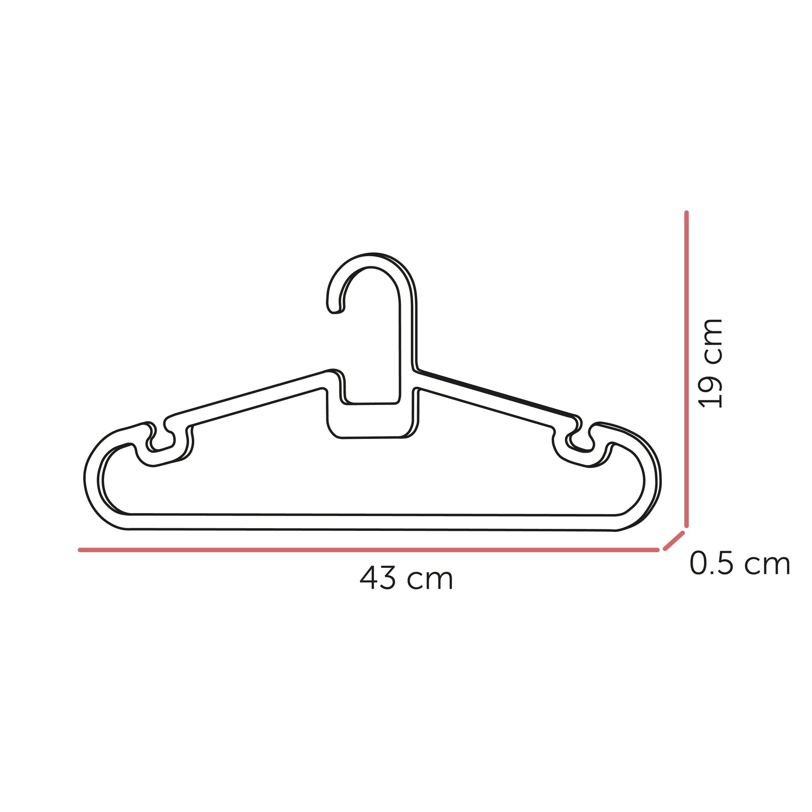 (again) Hangers [pack Of 8] - Clothing Wardrobe Storage - Made in the UK