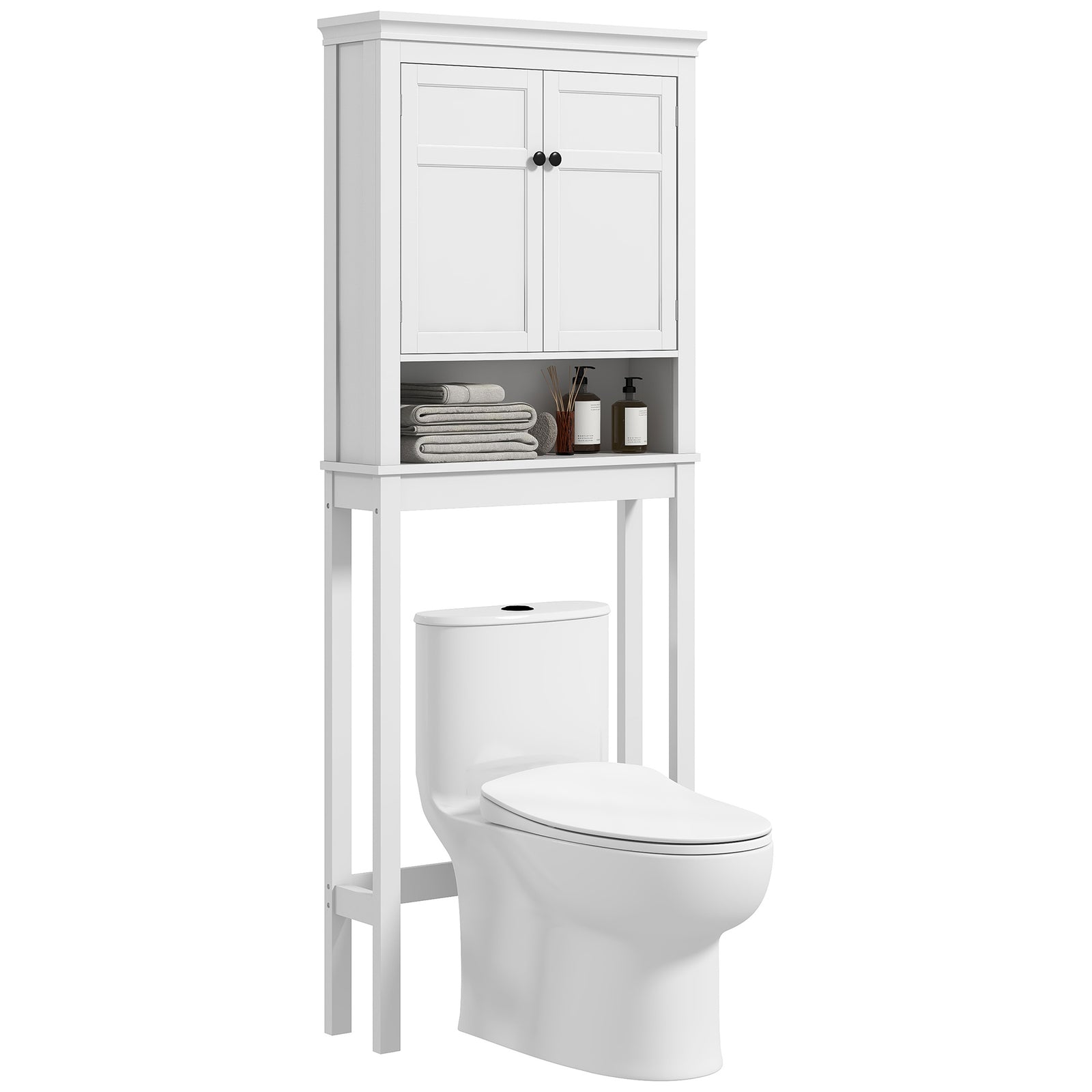 Over Toilet Storage Unit 3-tier Freestanding Washing Machine