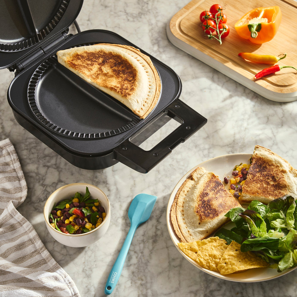 Multi-meal Maker With Crimping Edge & Spatula