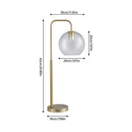 Breeins Contemporary Arc Arm Table Lamp