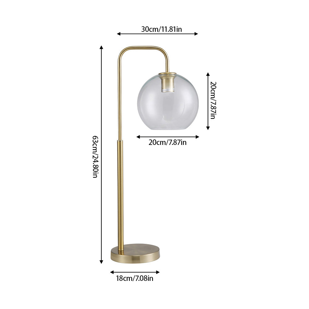 Breeins Contemporary Arc Arm Table Lamp