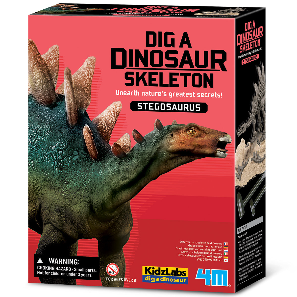 4M Kidzlabs - Dig A Dinosaur Skeleton - Stegosaurus
