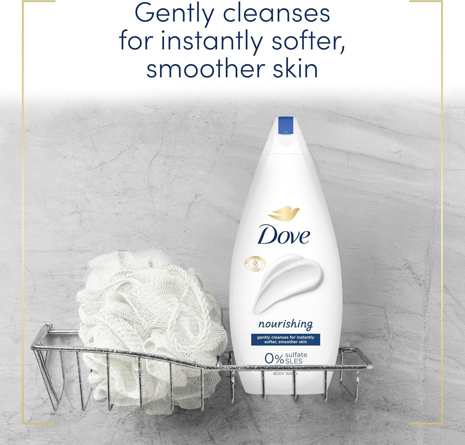 Nourishing Body Wash 0% Sulfate Sles For Softer & Smoother Skin 225ml, 6 Pack