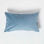 Velvet Cushion With Microfibre Insert | 30cm x 50cm | Blue