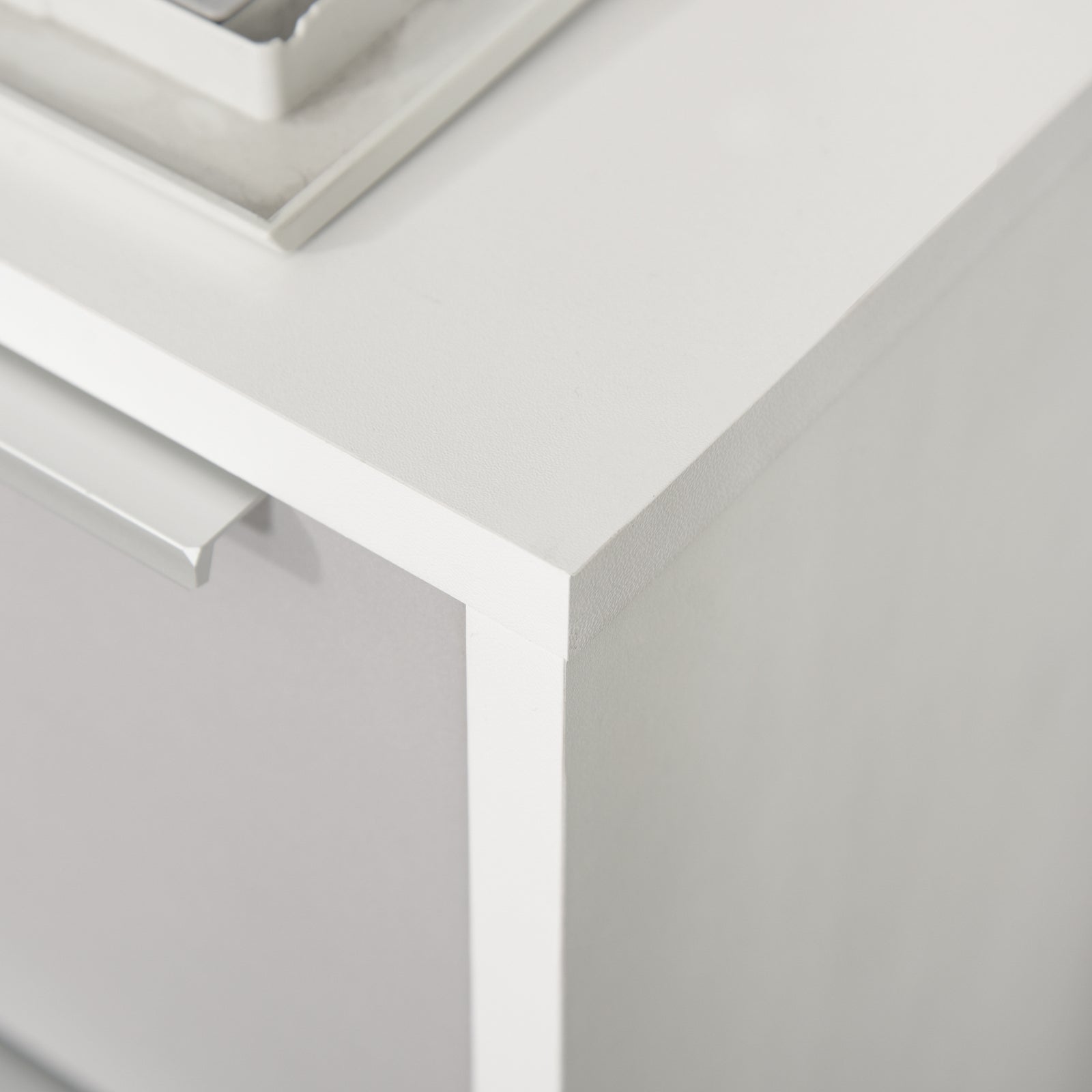 Modern 3 Drawer Mobile Locking File Cabinet