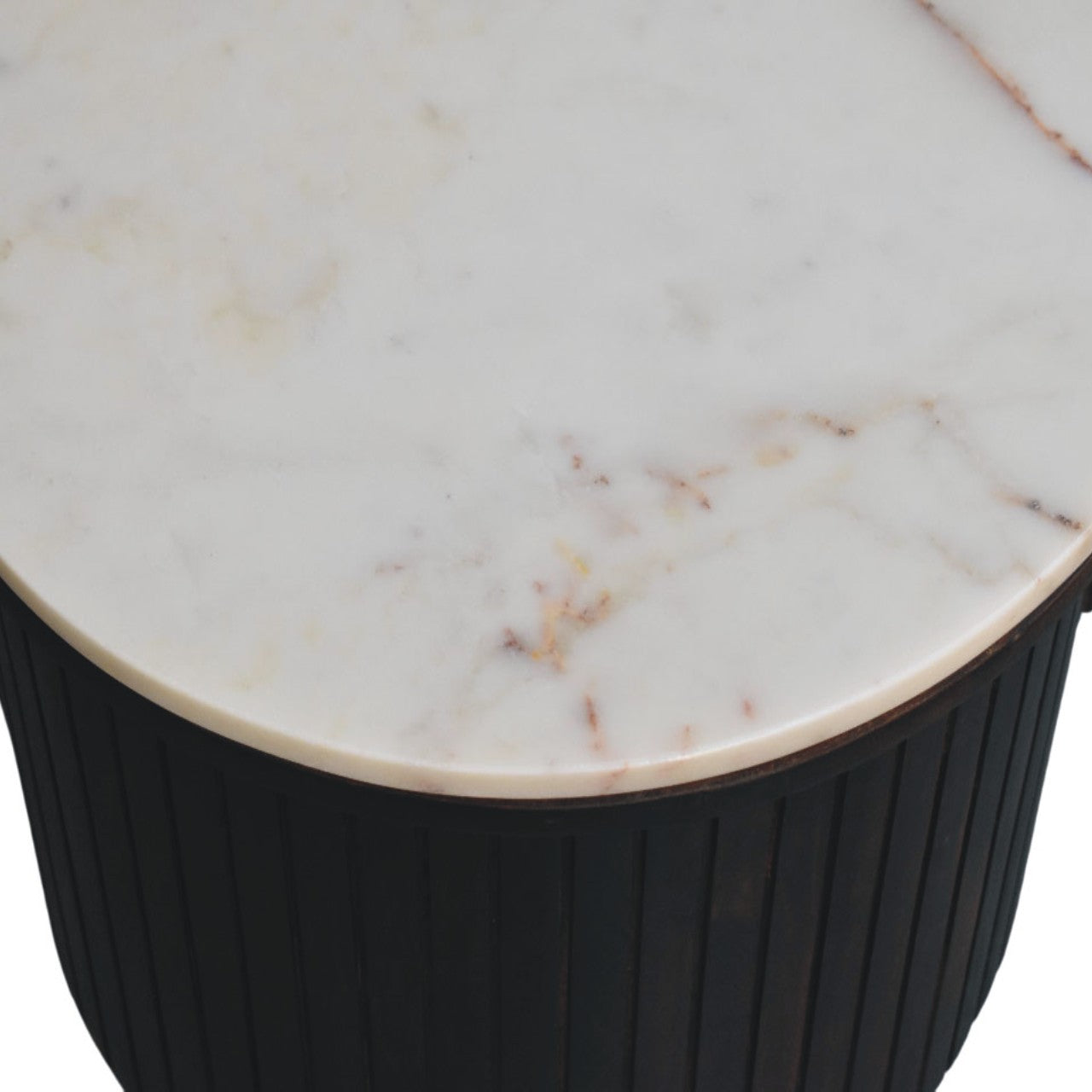 Verona Marble Coffee Table, Dark Brown And White | 5 | Brown