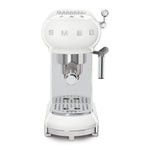 Ecf01 Retro Style Espresso Coffee Machine | White