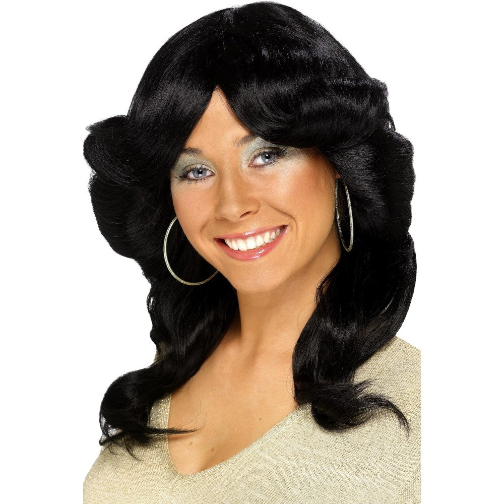 70s Flick Wig | Black