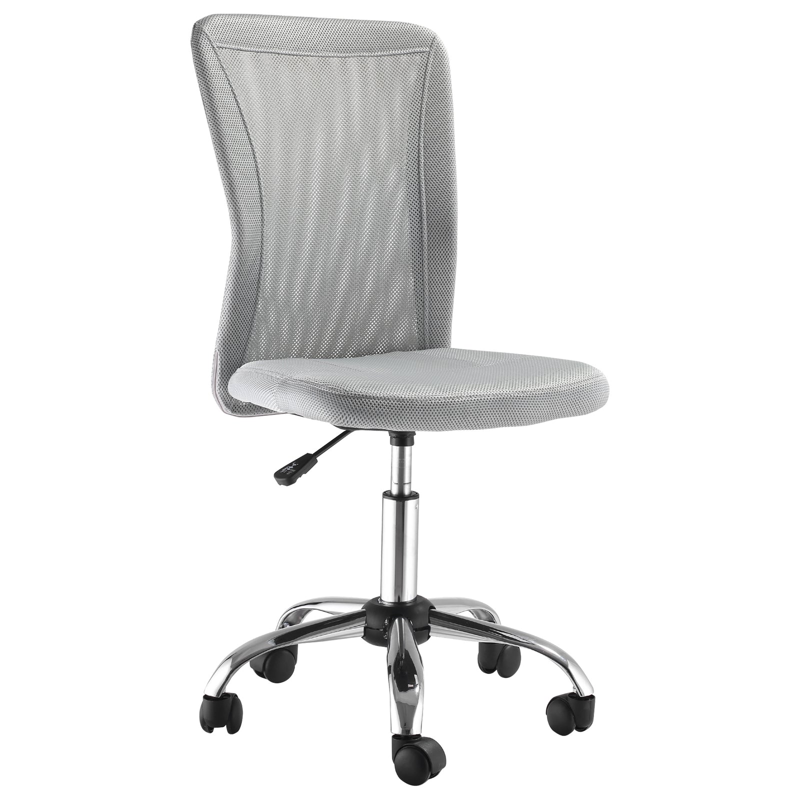 Armless Mesh Office Chair 5 Wheels