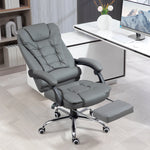 Pu Leather Executive Chair With Footrest