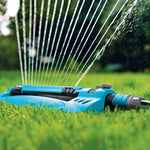 Monsoon Oscillating Sprinkler With 20 Adjustable Nozzles For Rectangular Lawns | Blue