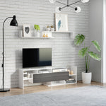 Tv Cabinet Wall-mounted Shelf Open | White