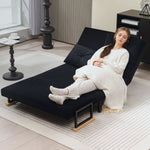 Click Clack 2 Seater Sofa Bed For Living Room, Guest Room | Black