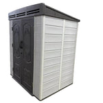 Indoor & Outdoor Living 6x4ft Plastic Shed With Window And Aluminium Structured Support
