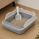 Semi-closed Anti-splash Cat Litter Box Pet Toilet