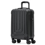 55x35x20cm Cabin Carry Bag Hard Shell Suitcase 100+ Airline Approved | Cabin | Black
