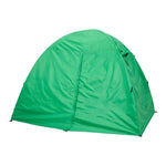 2-person Camping Tent, All-season Outdoor Tent With Aluminium Poles, Mesh Ventilation, Dual Doors, And Groundsheet | Bright Green