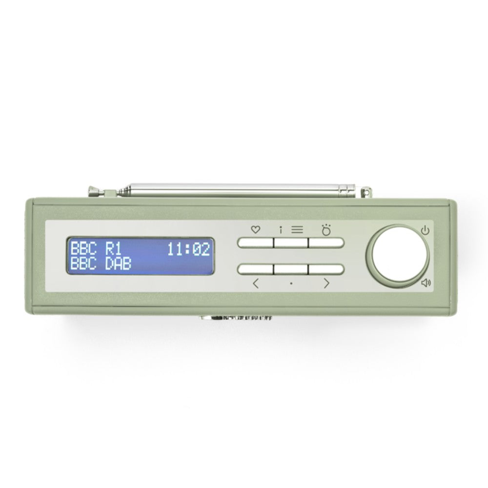 Roberts Rambler Mini Fm/dab/dab+ Digital Radio, Bluetooth & Built-in Rechargeable Battery | Pale Green