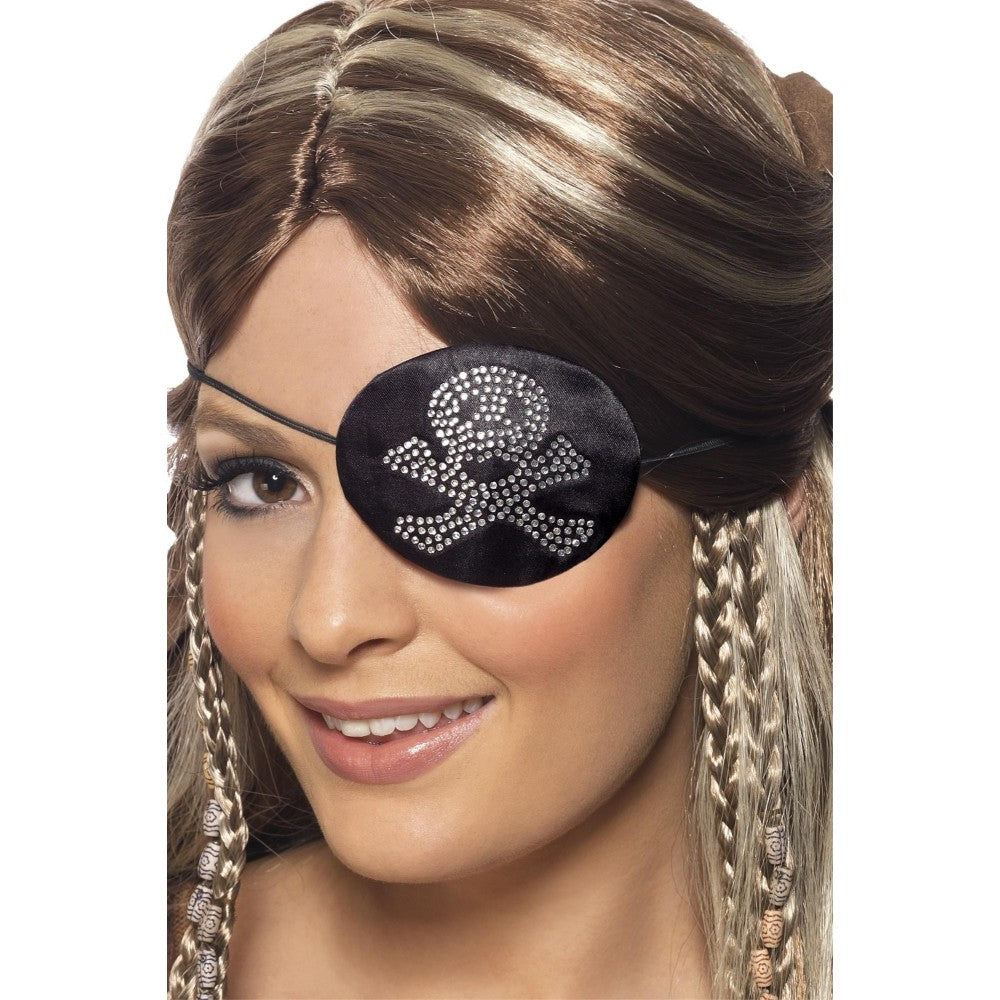 Pirates Eyepatch With Diamante Motif