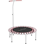 40" Fitness Trampoline With 5-level Adjustable Handle | Pink