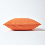 Cotton Plain Cushion Cover | 45cm x 45cm | Burnt Orange