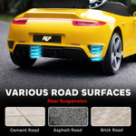 AIYAPLAY Electric Car For Kids 12v Licensed Ruf Gt For 3-5 Years