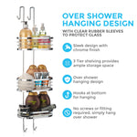 Over Shower Hanging Rack - Chrome