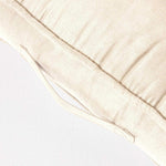 Faux Suede Armchair Booster Cushion | 50cm x 50cm | Cream