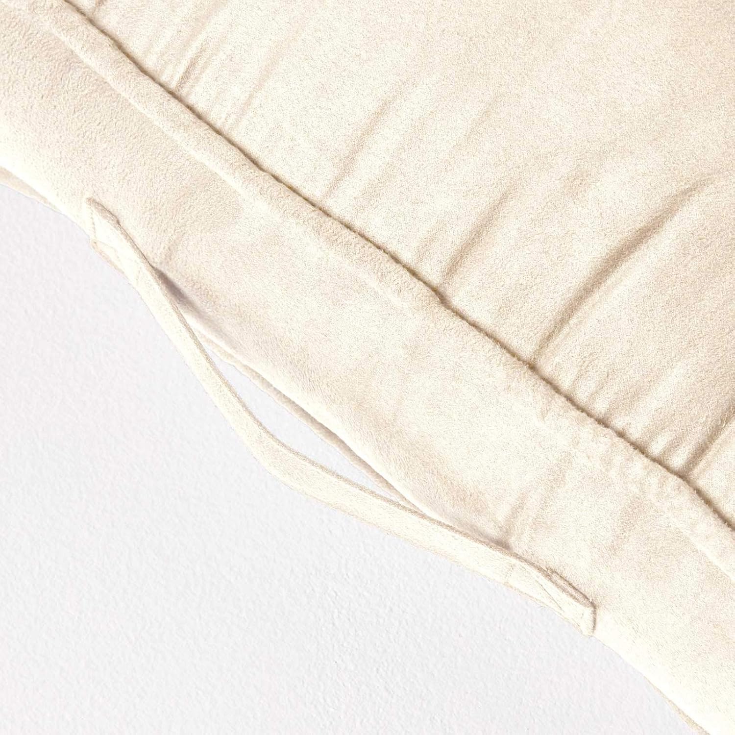 Faux Suede Armchair Booster Cushion | 50cm x 50cm | Cream