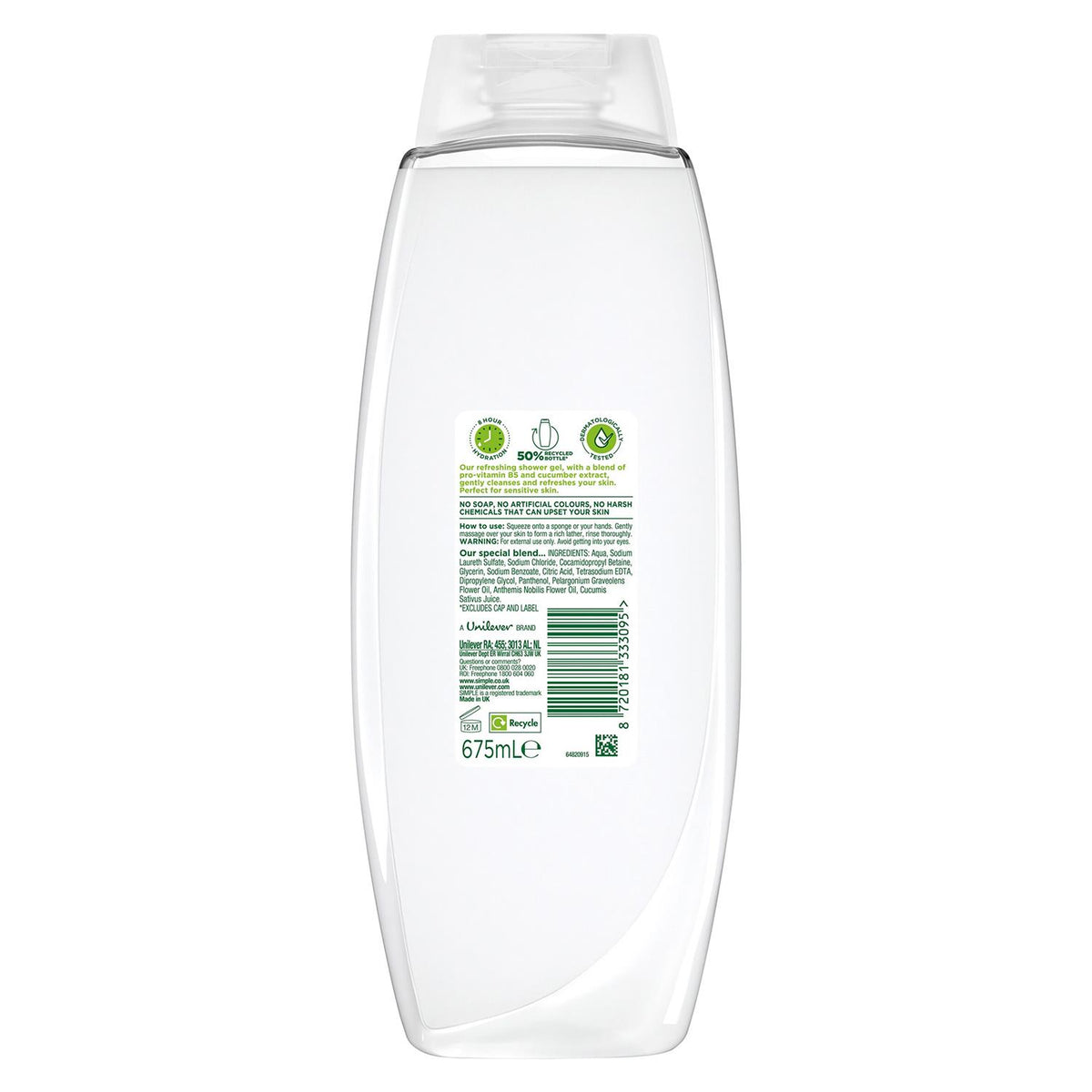 Refreshing Shower Gel 675ml Multipack | Set of 12