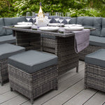 Rattan Corner Set | Grey