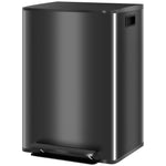 2 X 30l Double Kitchen Bin, Pedal Bin With Soft-close Lid