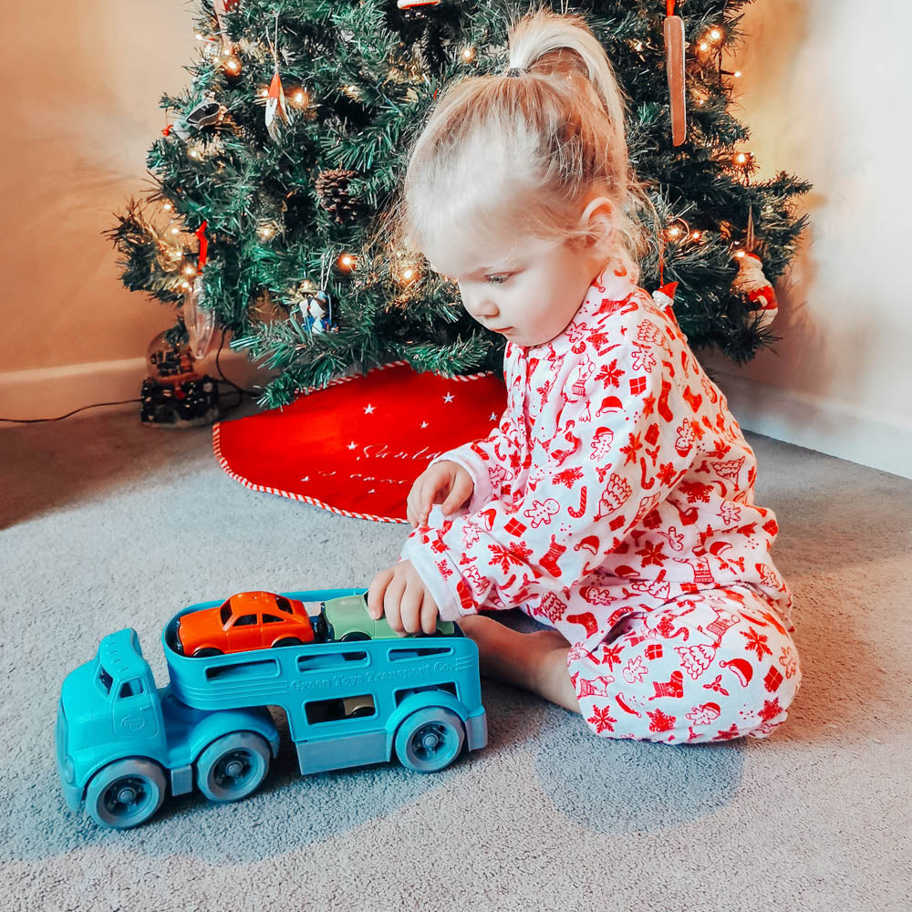 Car Carrier Toy, With 2 Working Ramps And 3 Mini Cars