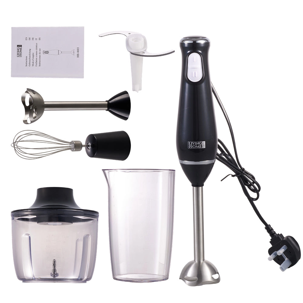 800w 4-in-1 Hand Blender Set