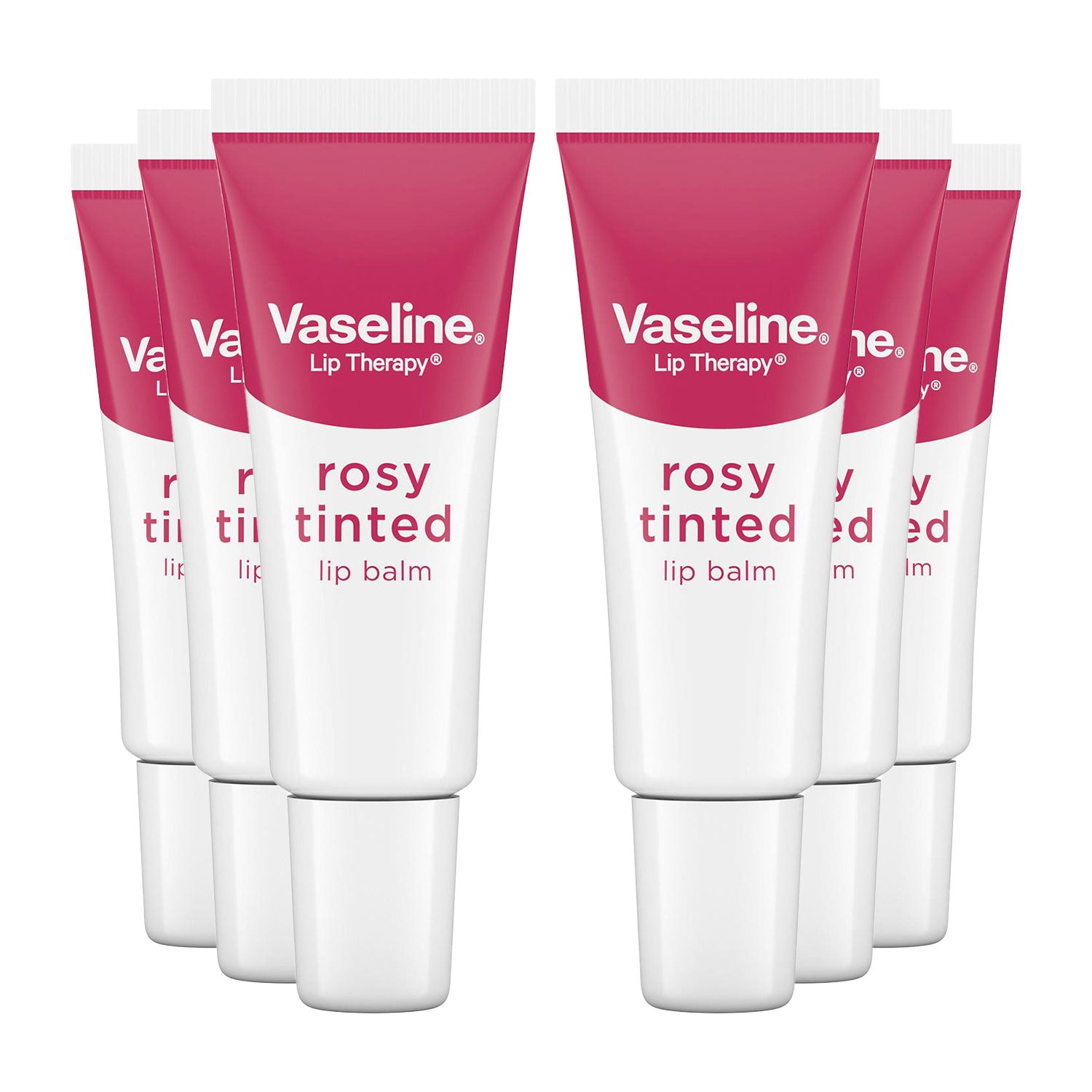 Lip Therapy Rosy Lip Balm For Instant Softness And Smoothness, 6x 10g