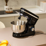 1400w 5.5l Household Stand Mixer With Stainless Steel Bowl, 6-speed Tilt-head Design – Includes Whisk, Beater & Dough Hook