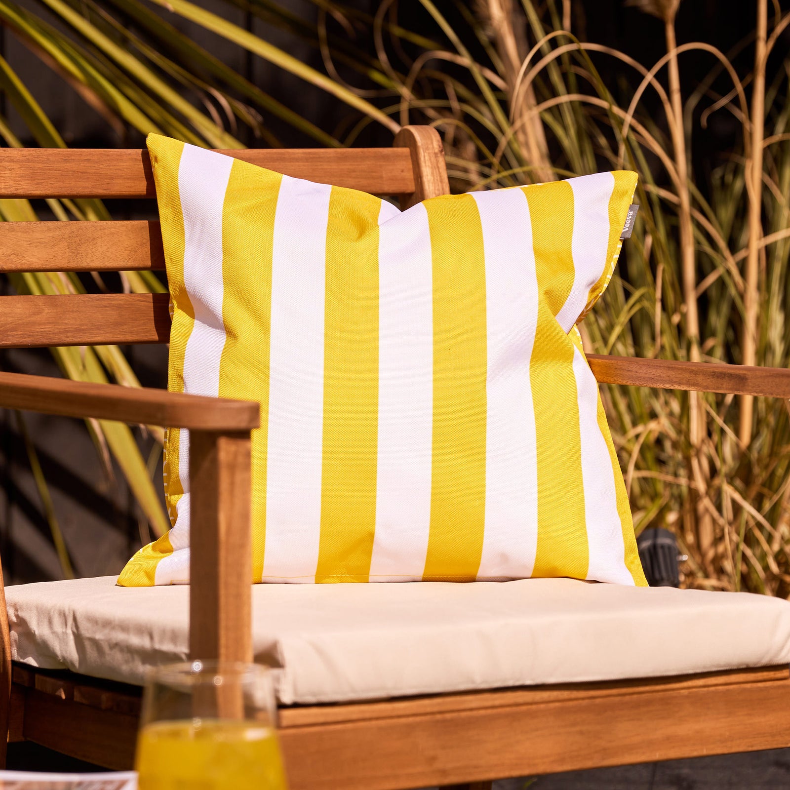 Deck Stripe Set Of 4 Outdoor Cushion