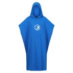 Unisex Adult Tidal Wave Hooded Towel | Small | Blue