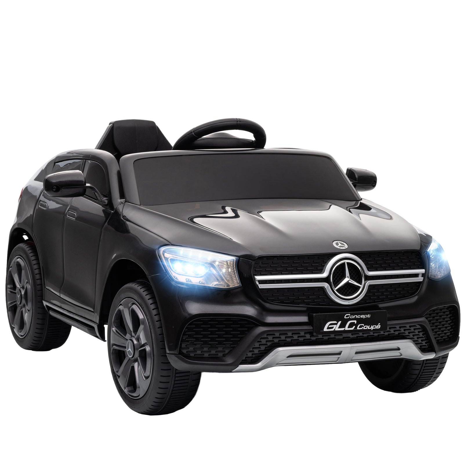Mercedes-benz Glc Licensed Kids Ride On Car With Remote | Black