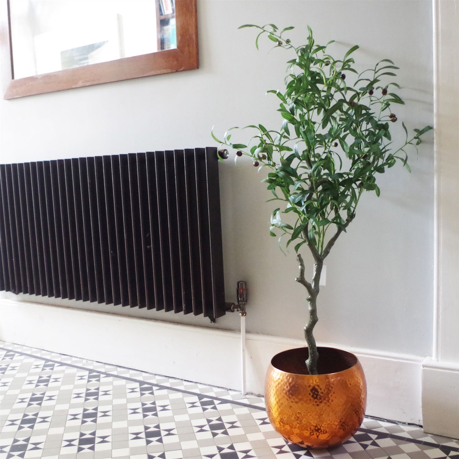Artificial Olive Tree Bush By Leaf Design Uk Artificial Olive Tree Black Pot Botanik