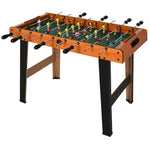 Football Game Table 84.5cm Wood Soccer Arcade Game Room | Yellow