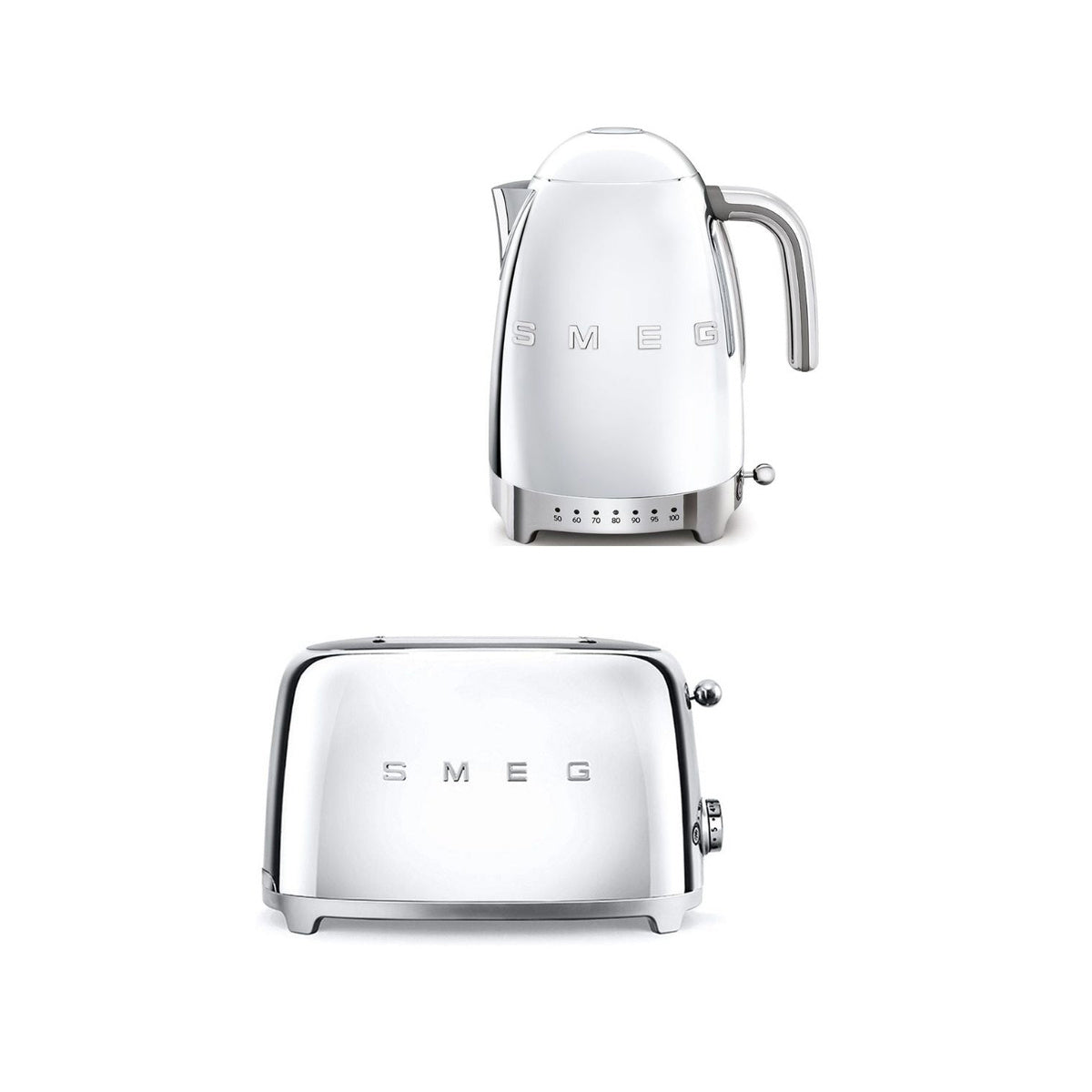 Tsf03, Klf04 4-slice Toaster & Variable Temperature Kettle | Silver