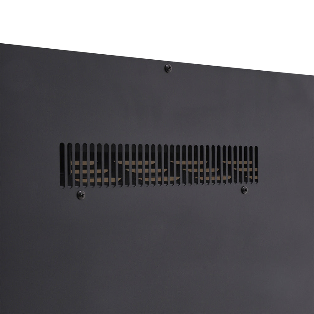 100''recessed & Freestanding Electric Fireplace – 12 Led Flame Colors, 900w/1800w Heat Settings, Touch Screen & Remote With Thermostat & Timer